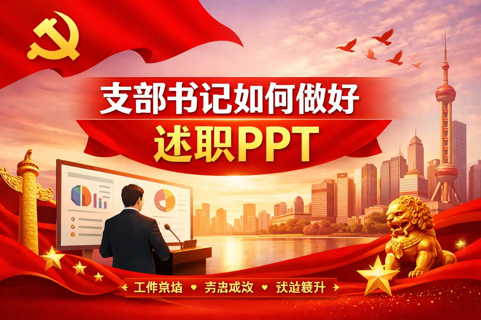 支部书记如何做好述职PPT