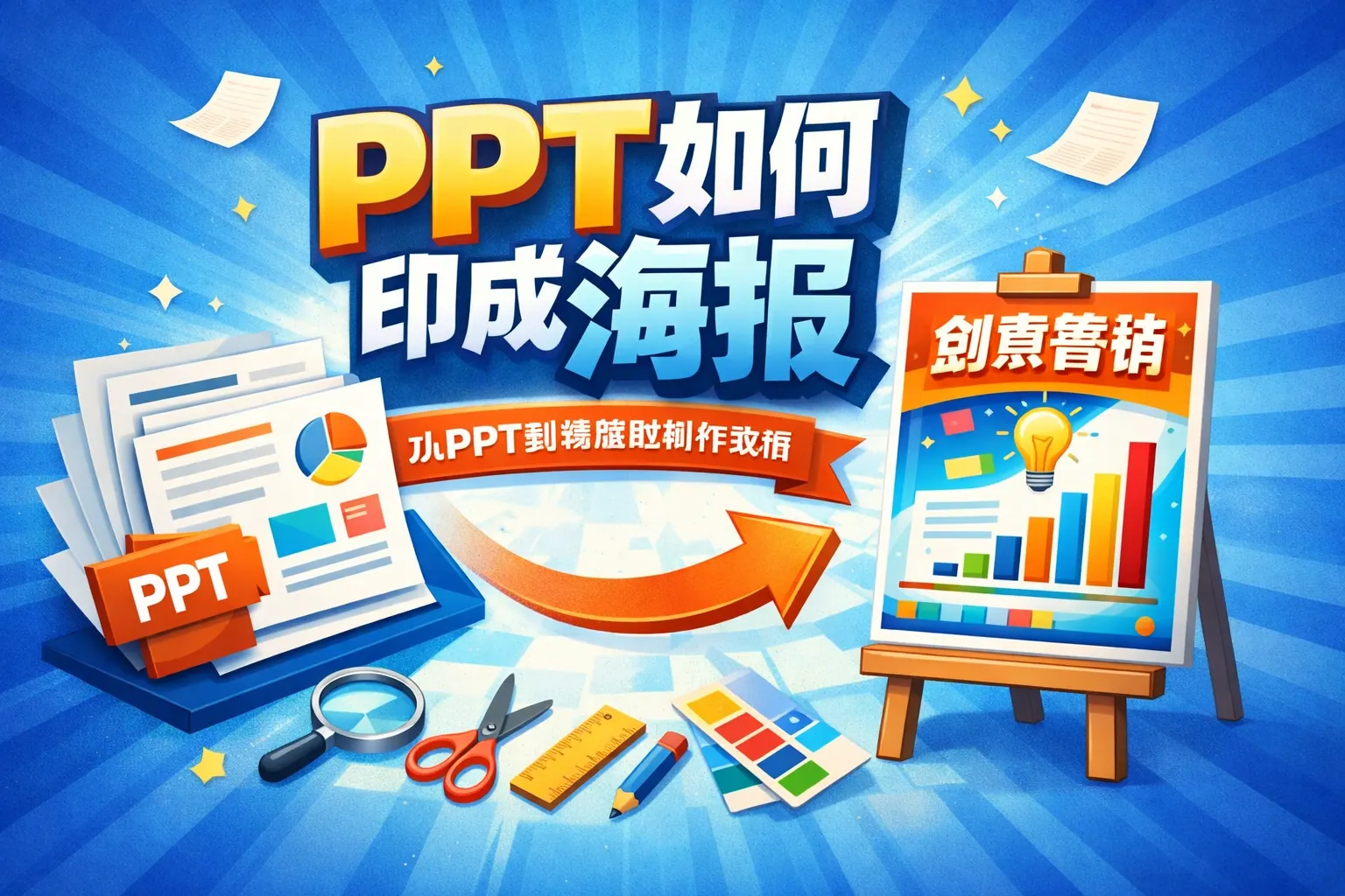 ppt如何印成海报