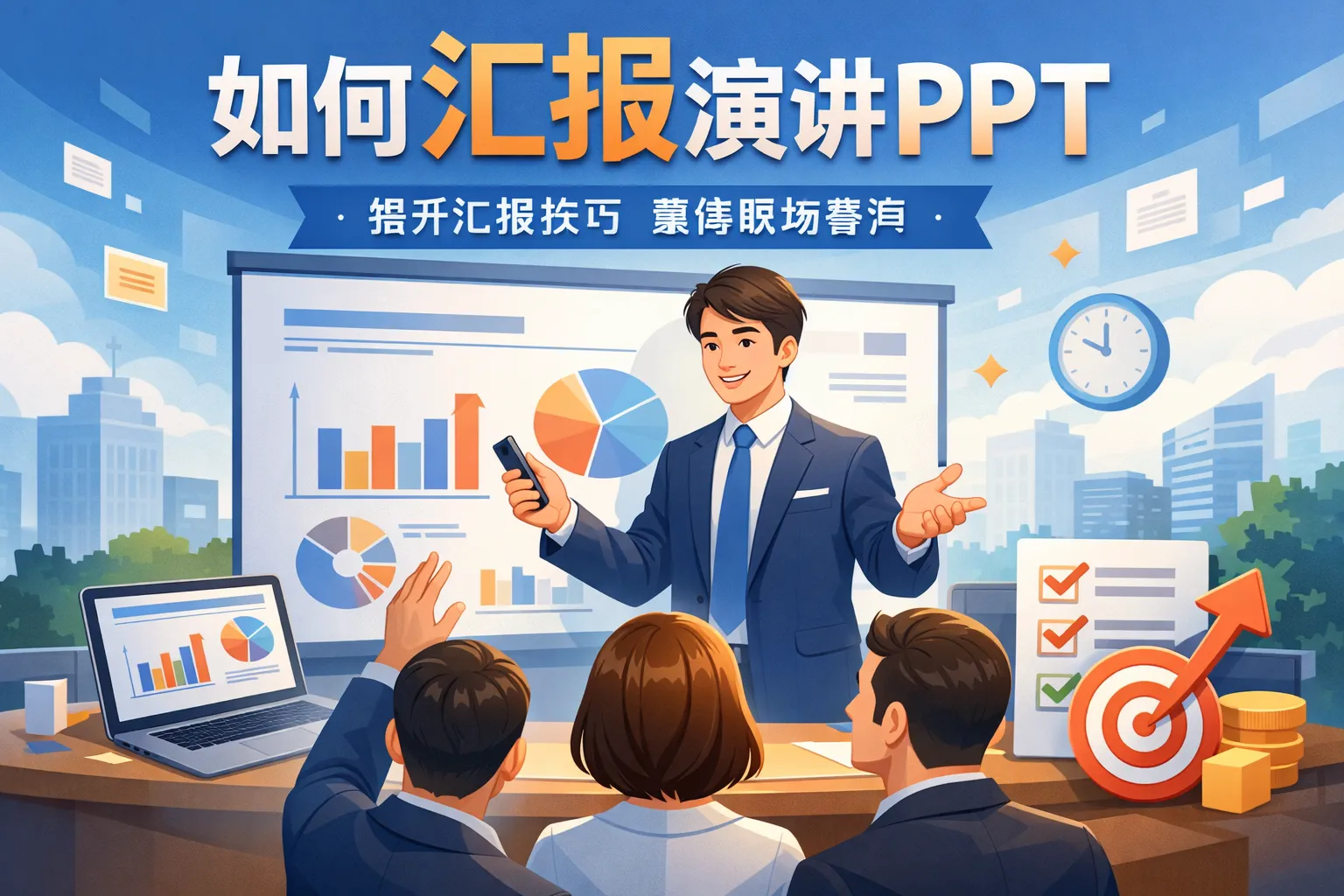 如何汇报演讲ppt
