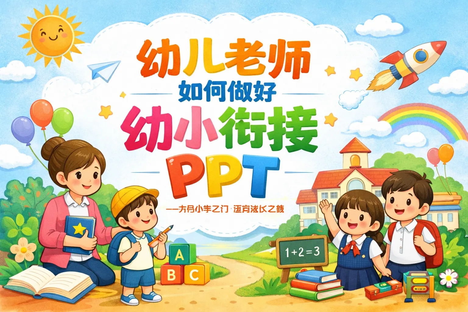 幼儿老师如何做好幼小衔接ppt