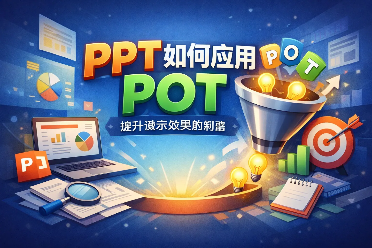 ppt如何应用pot