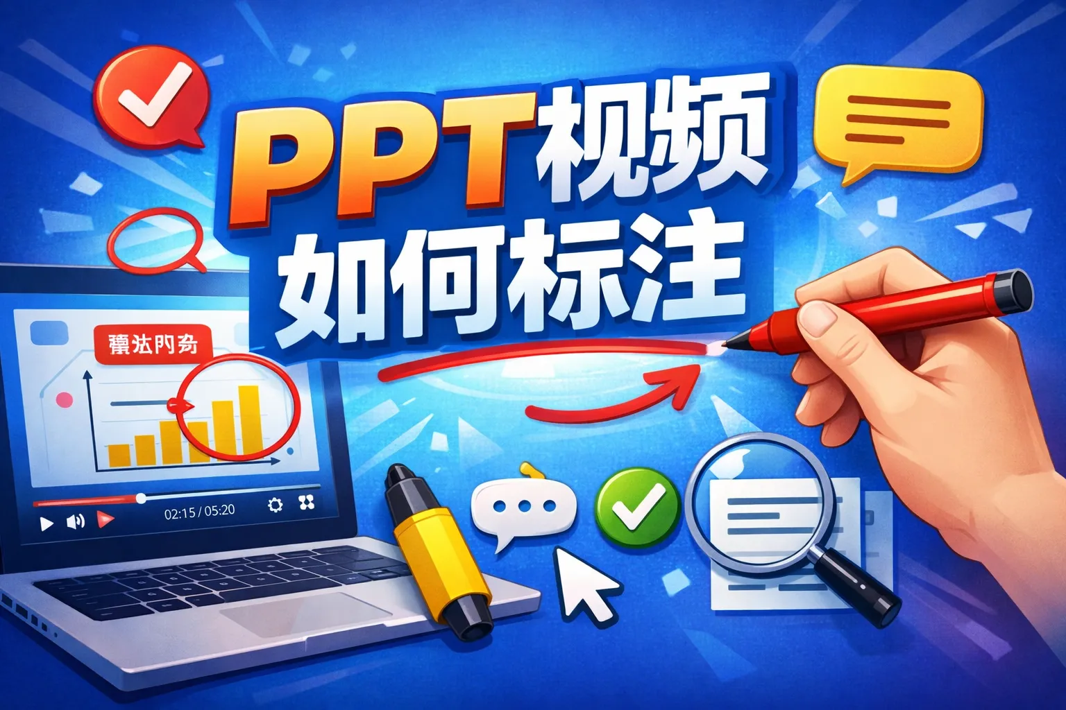 ppt视频如何标注