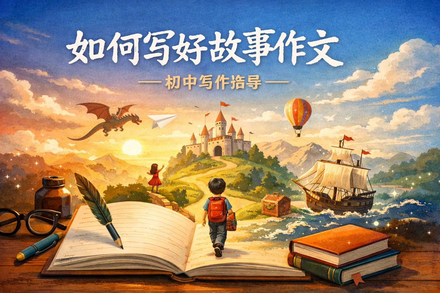 如何写的故事作文初中 PPT