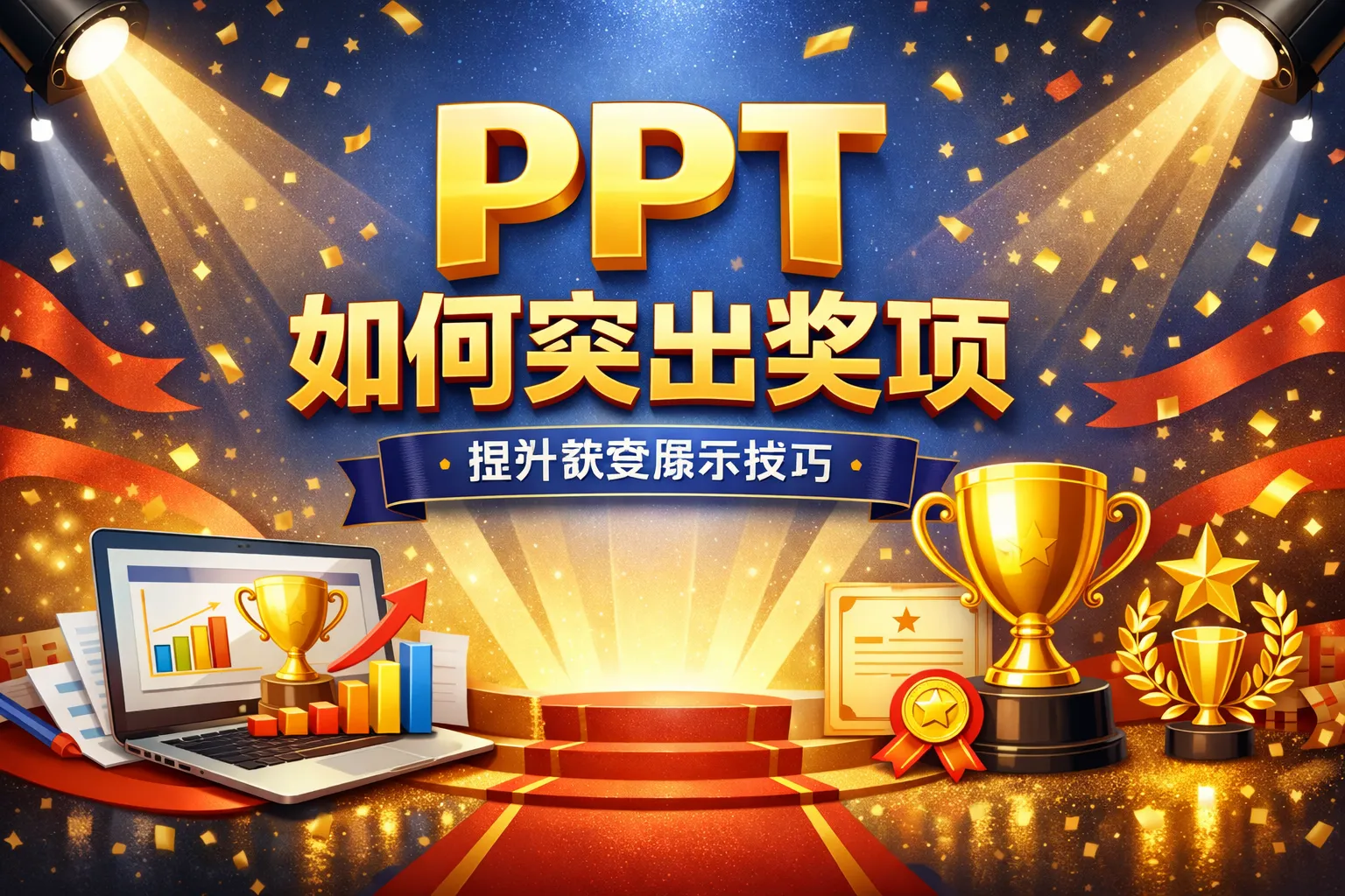 ppt如何突出奖项
