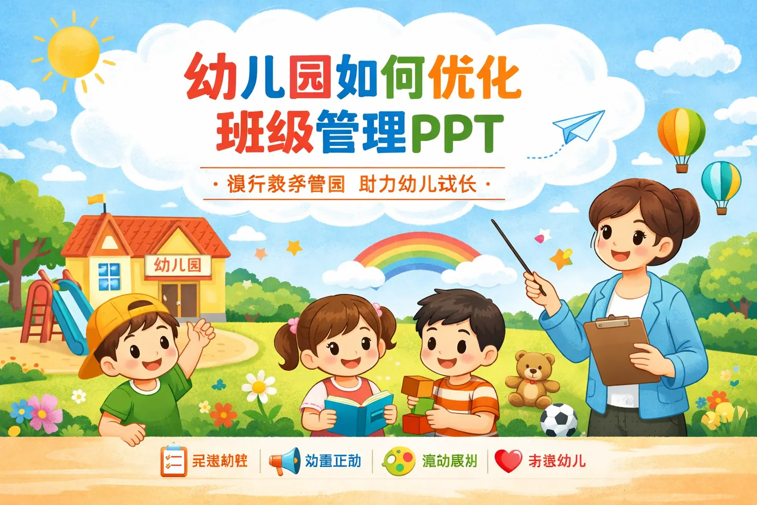 幼儿园如何优化班级管理ppt
