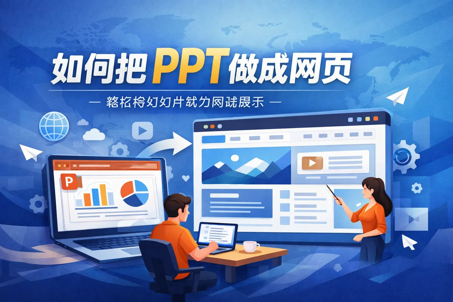 如何把ppt做成网页