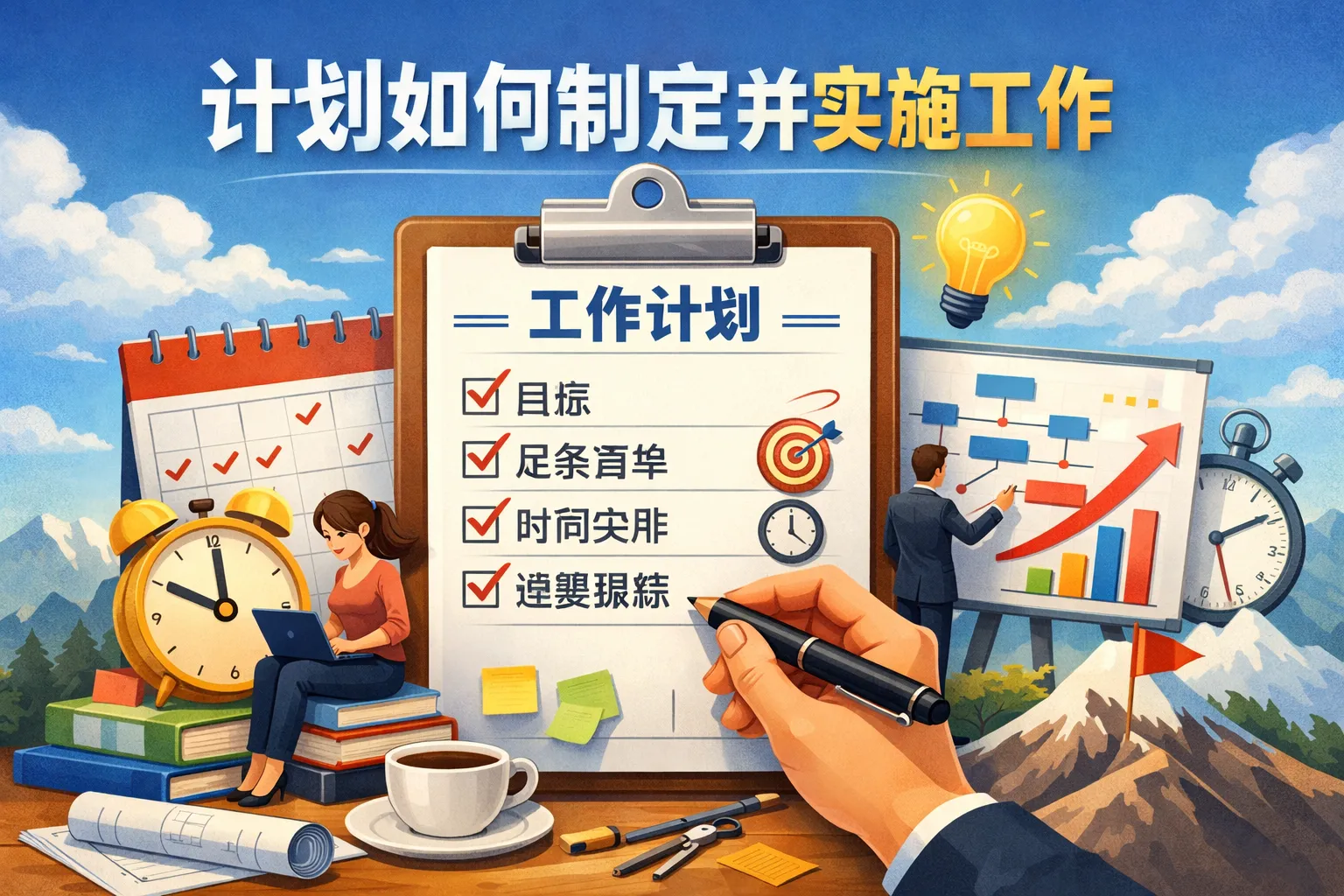 计划如何制定并实施工作