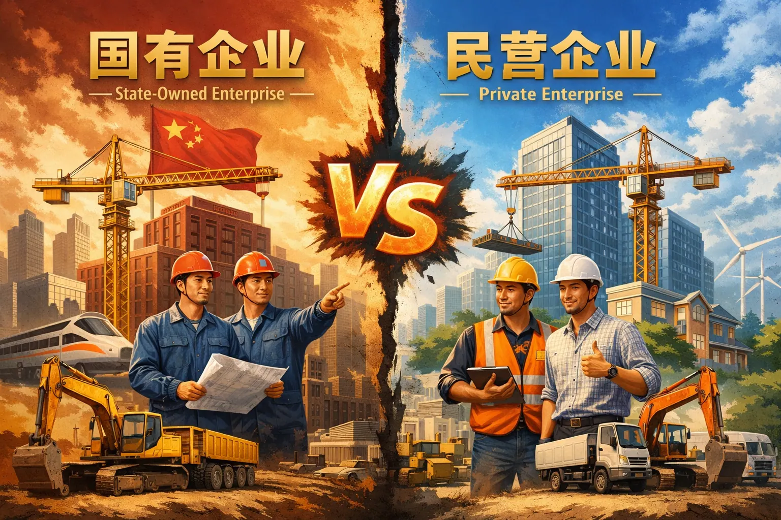 施工单位企业性质 区别