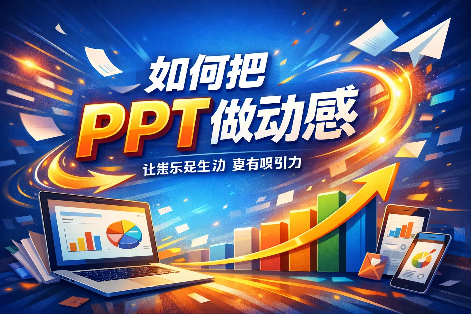 如何把ppt做动感