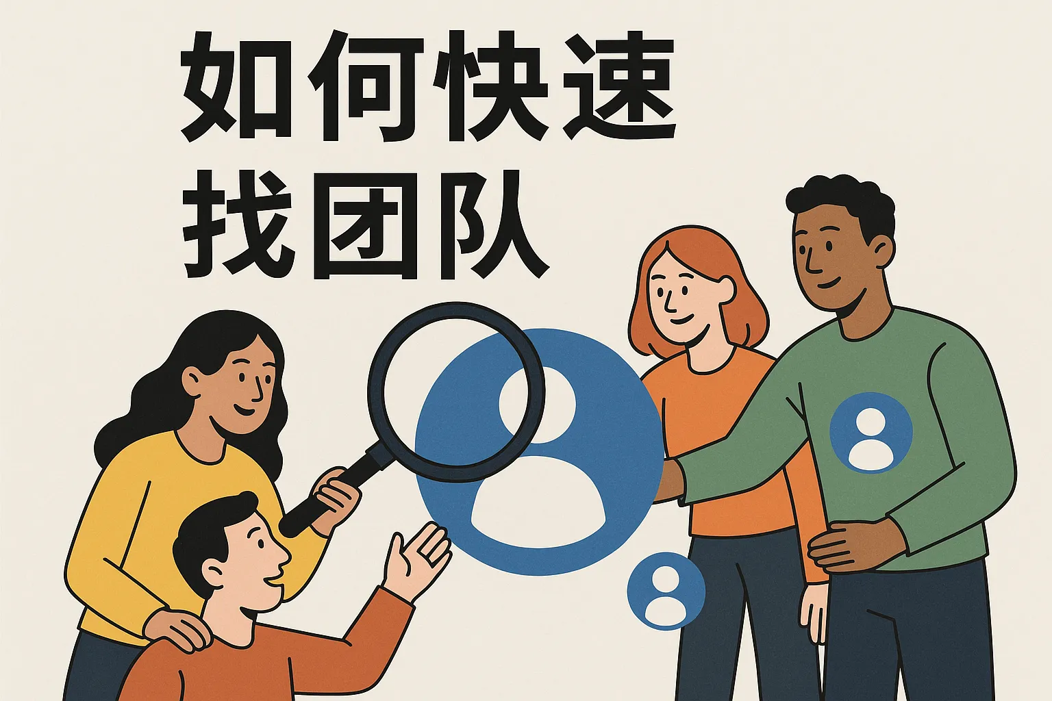 如何快速找团队