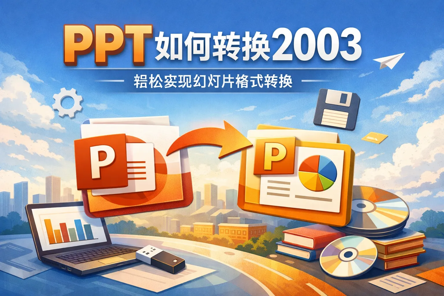 ppt如何转换2003