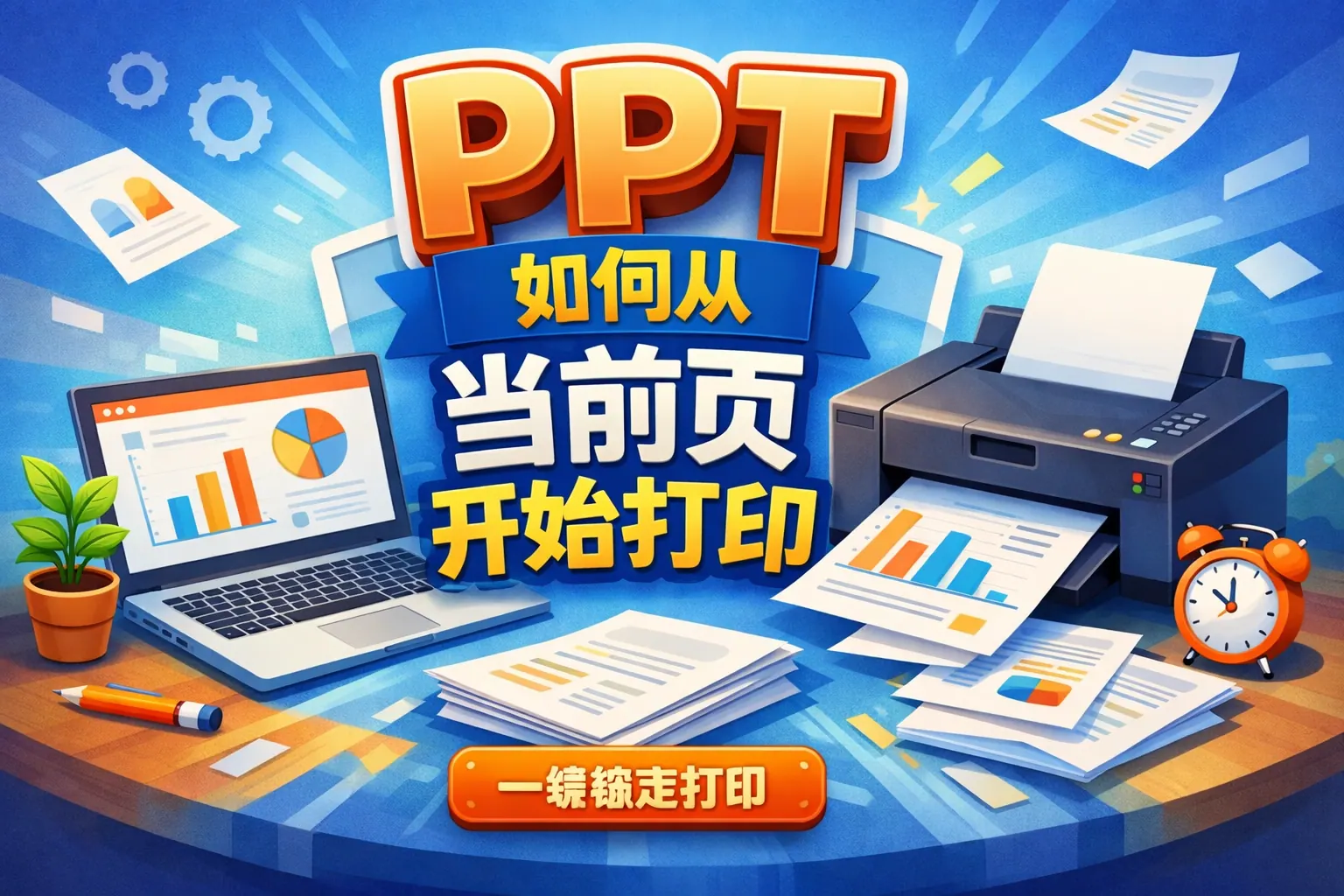 ppt如何从当前页开始打印
