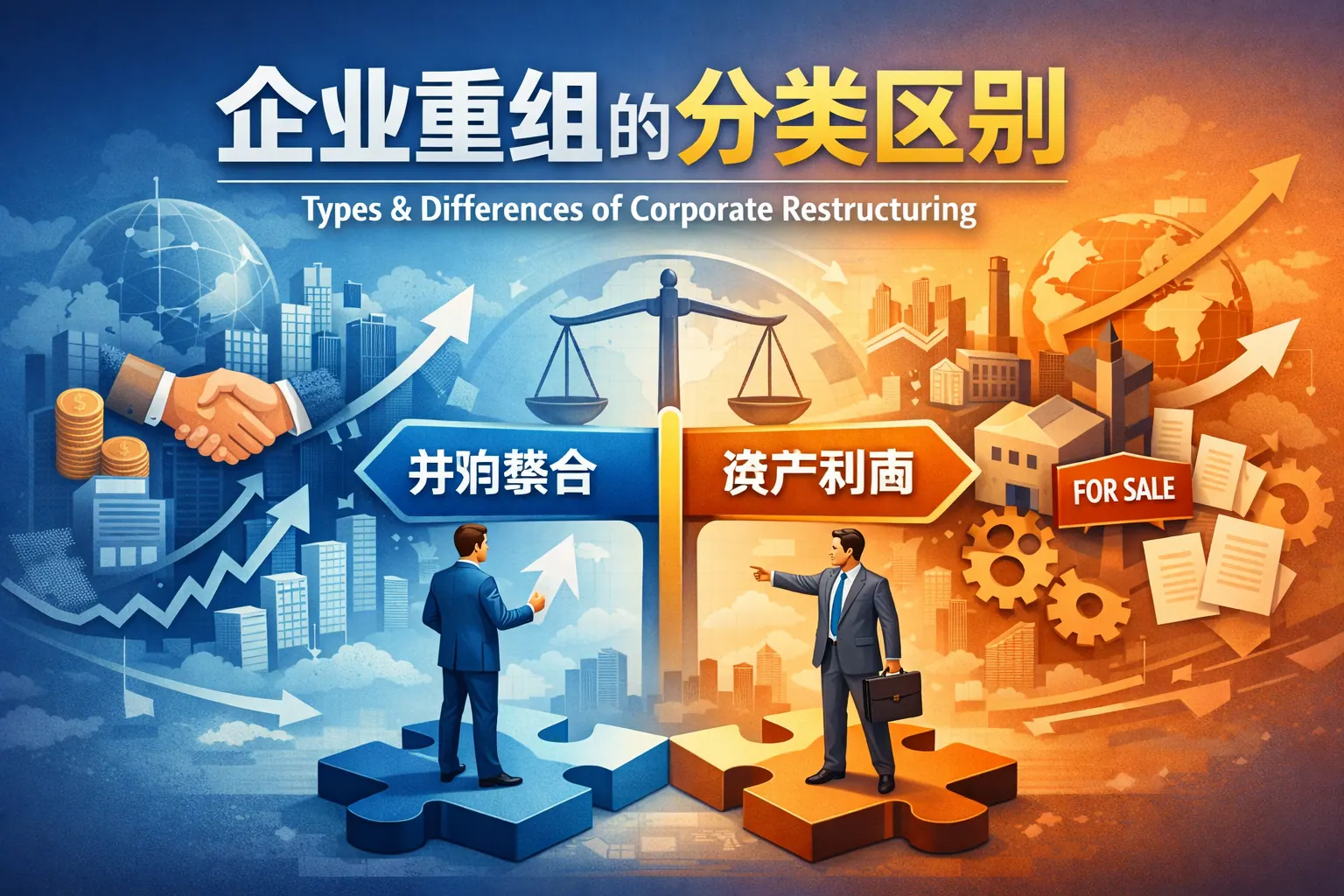 企业重组的分类区别