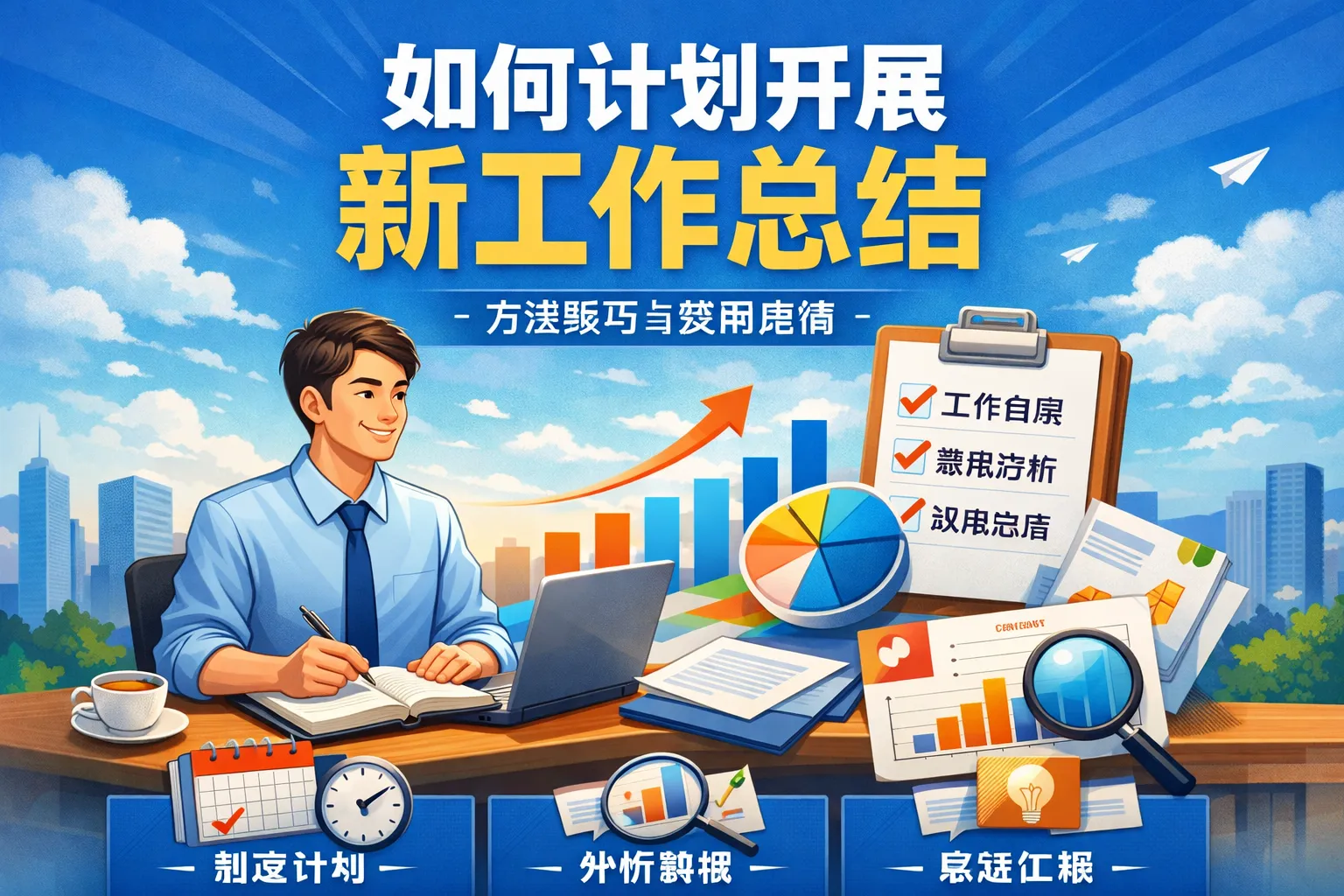 如何计划开展新工作总结