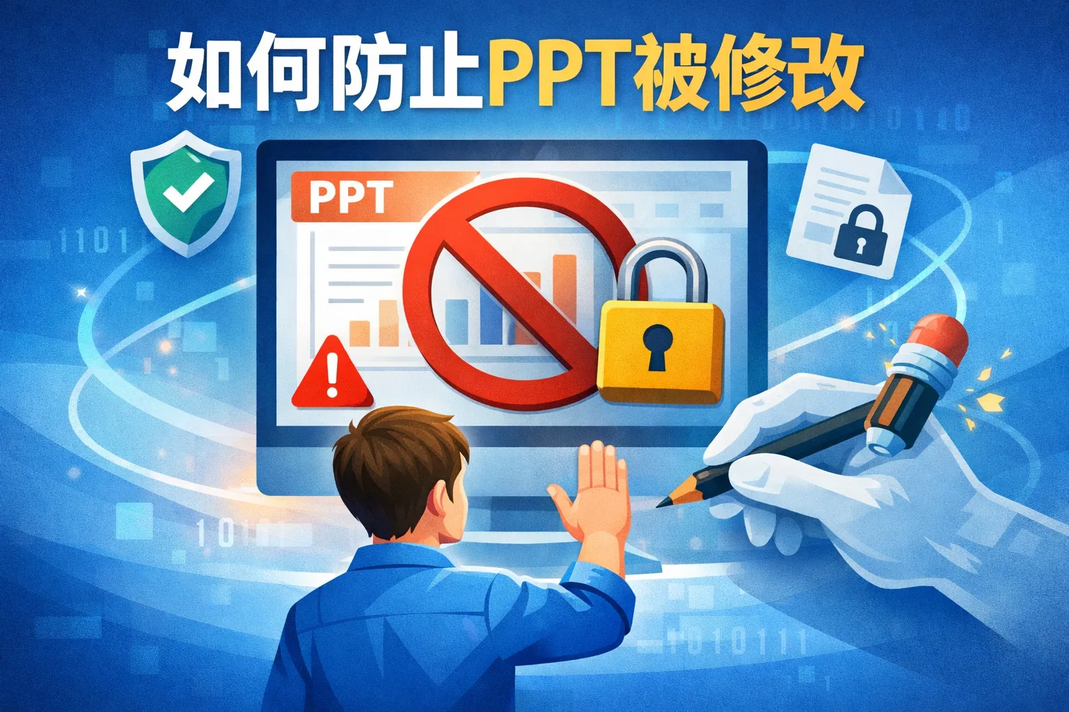 如何防止ppt被修改