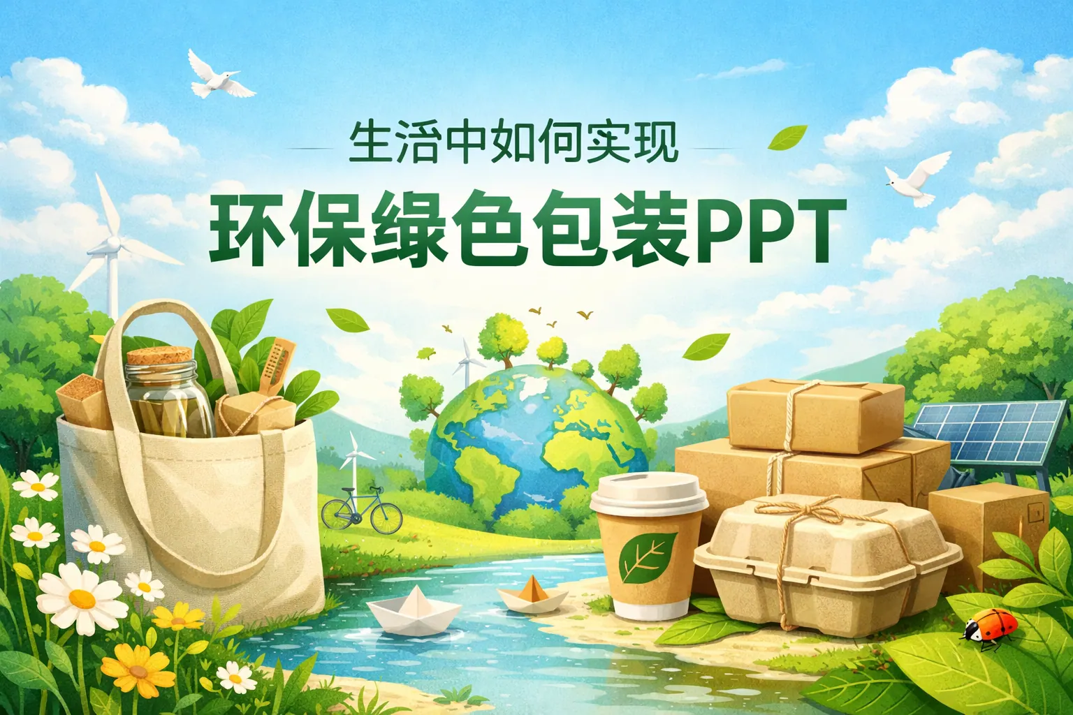 生活中如何实现环保绿色包装 ppt