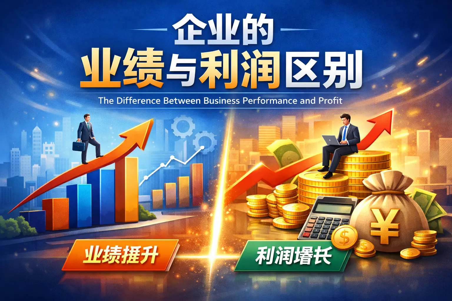 企业的业绩与利润区别