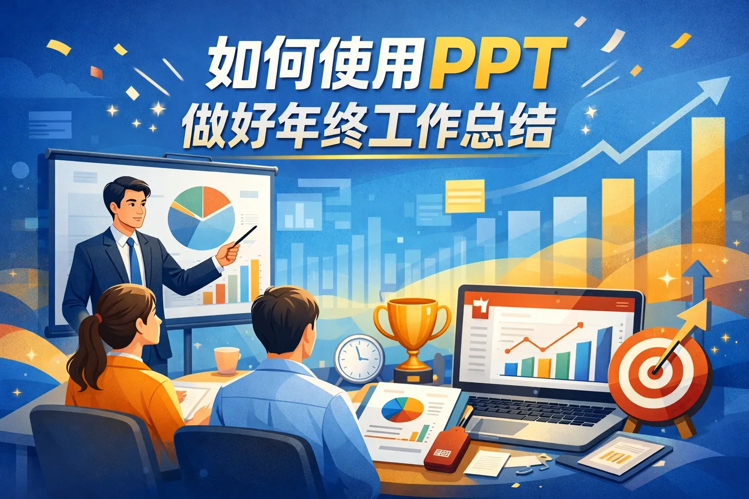 如何使用ppt做好年终工作总结
