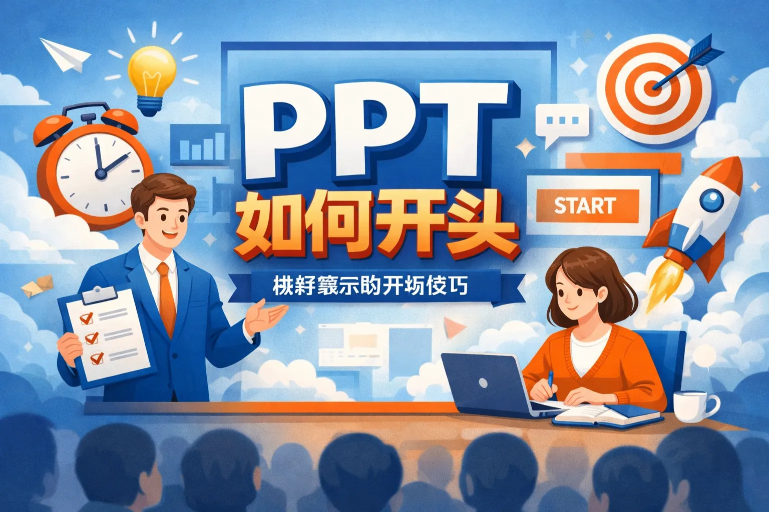 录制 ppt如何开头