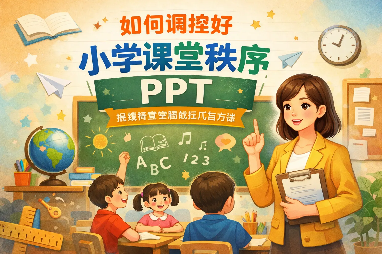 如何调控好小学课堂秩序PPT