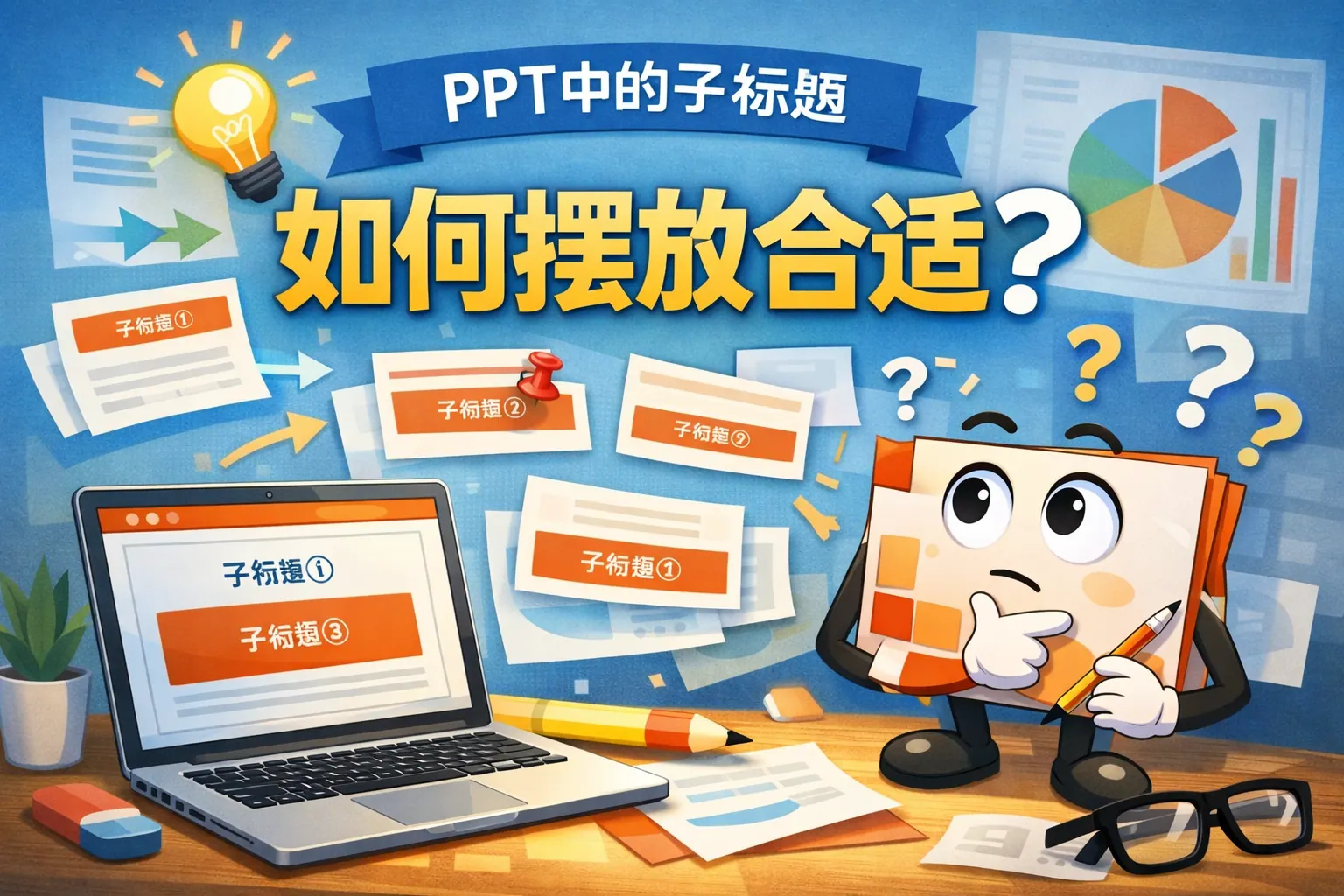 ppt中的子标题如何摆放合适