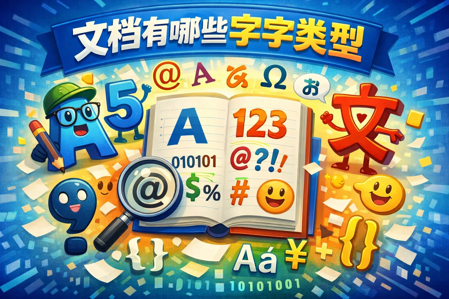 文档有哪些字符类型