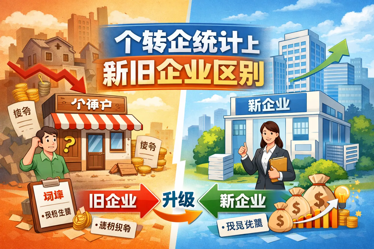 个转企统计上新旧企业区别