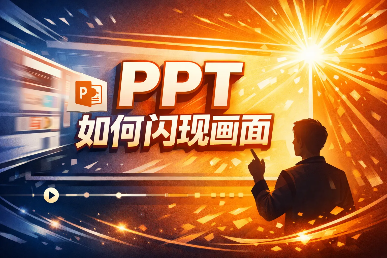 ppt如何闪现画面