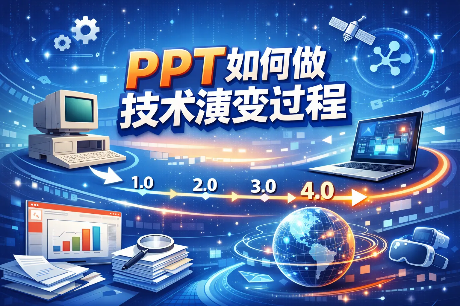 ppt如何做技术演变过程