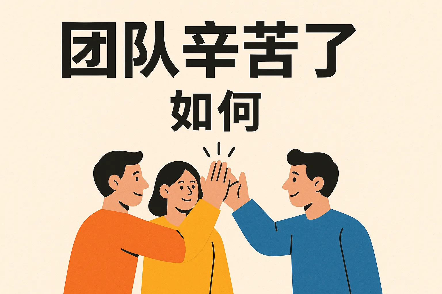 团队辛苦了如何