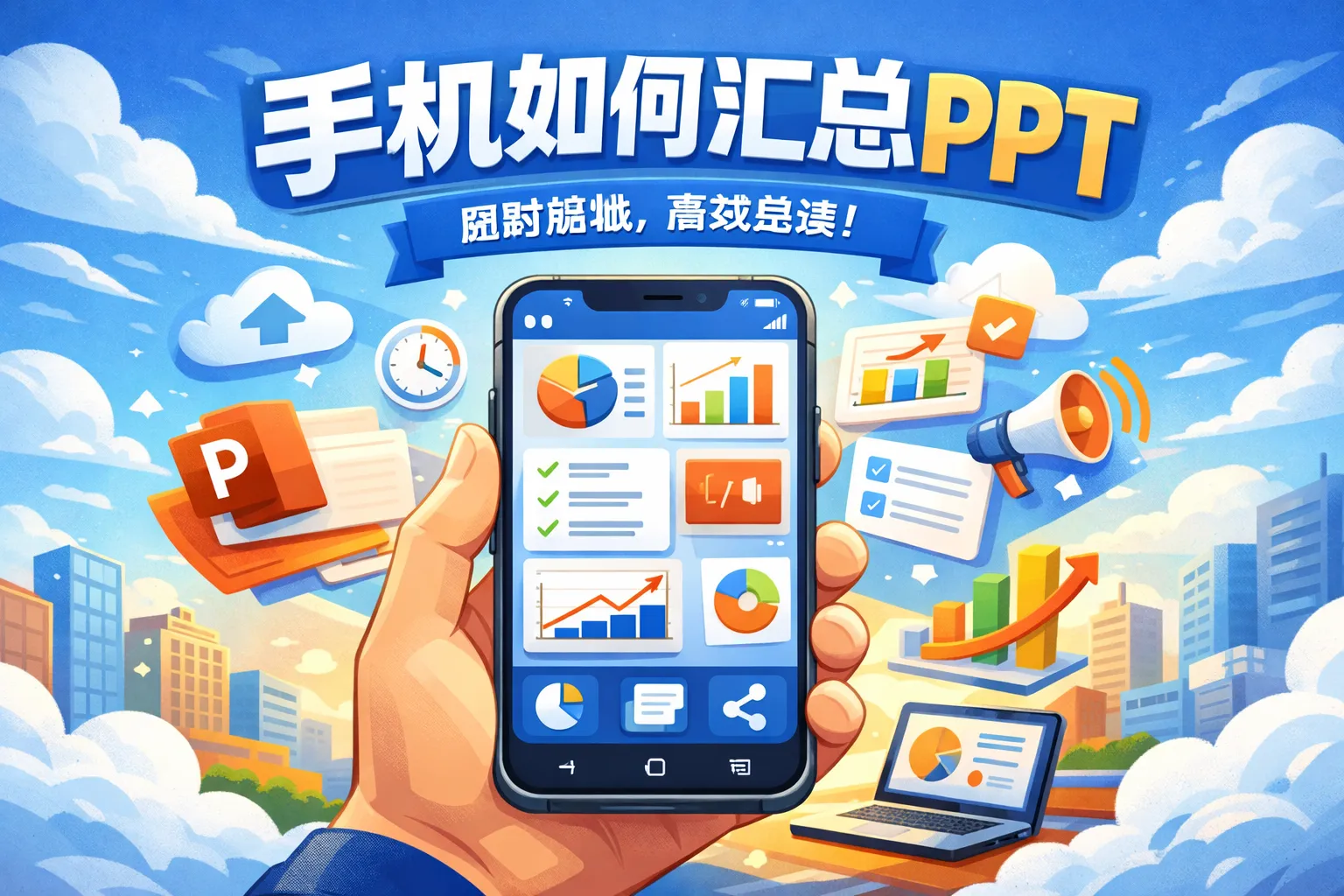 手机如何汇总ppt