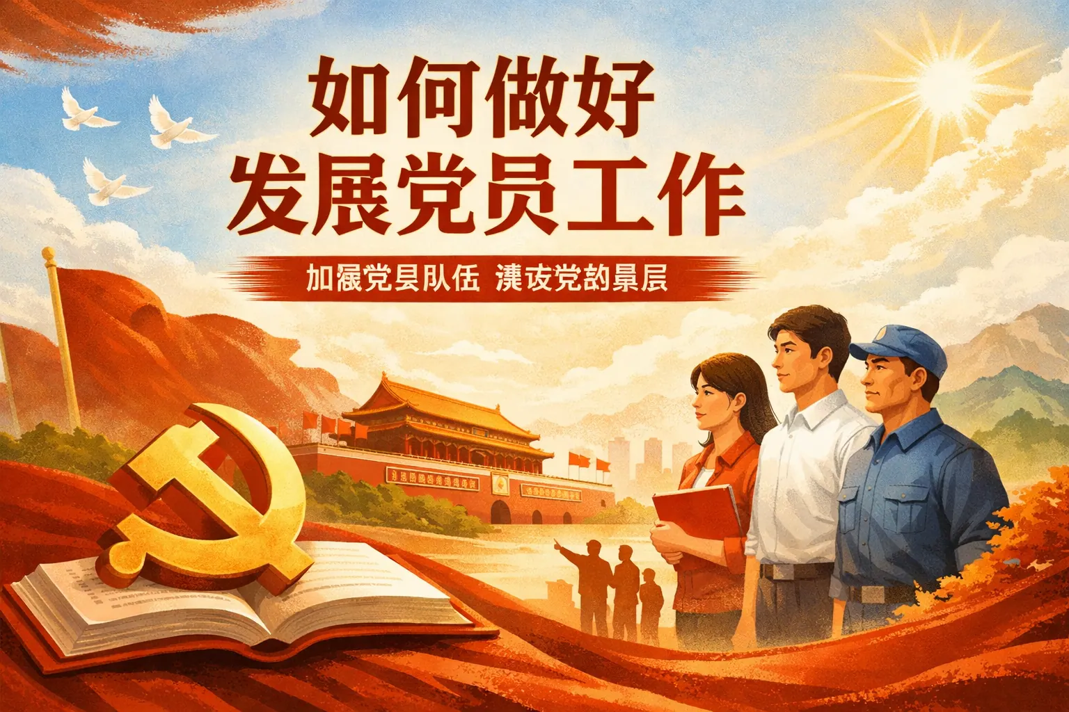 如何做好发展党员工作