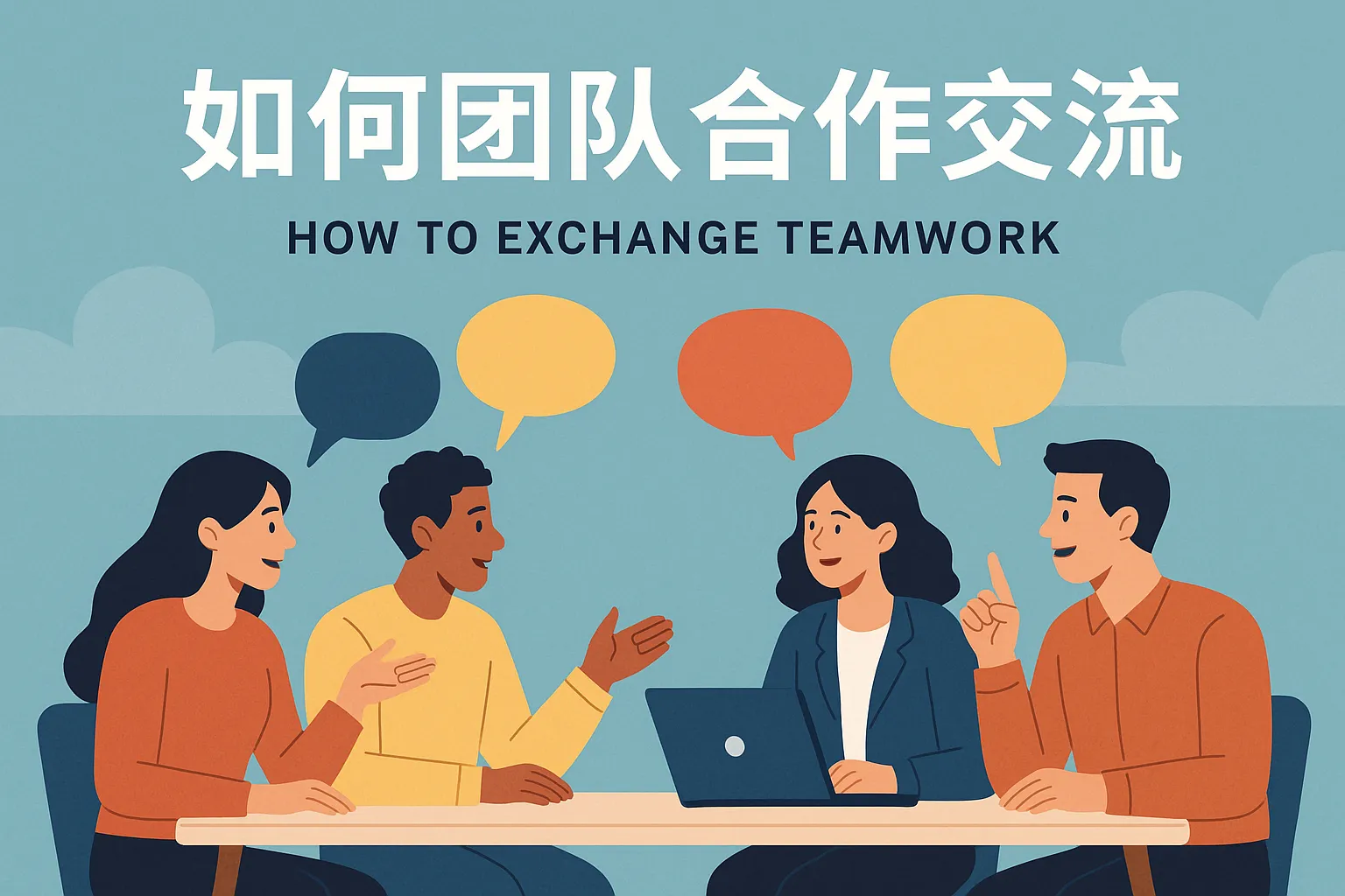 如何团队合作交流