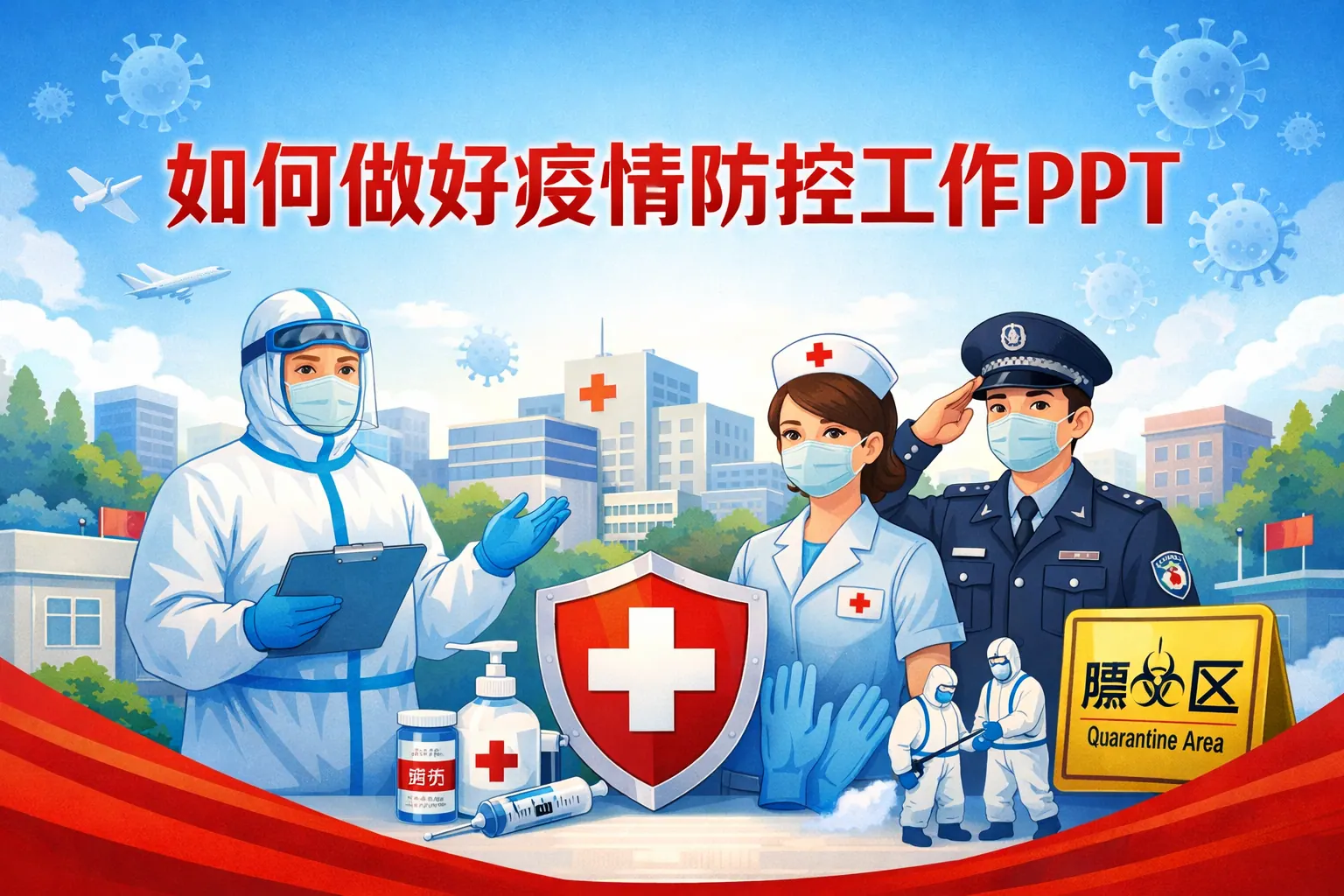 如何做好疫情防控工作ppt