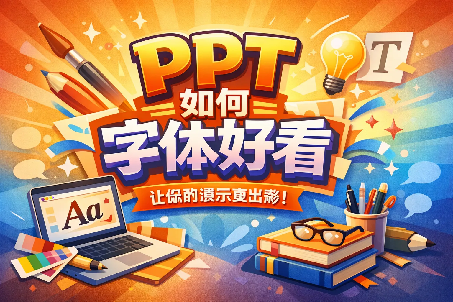 PPT如何字体好看