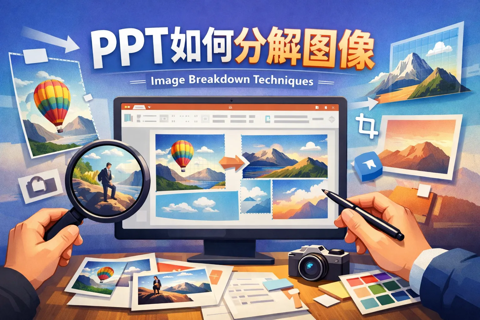 ppt如何分解图像