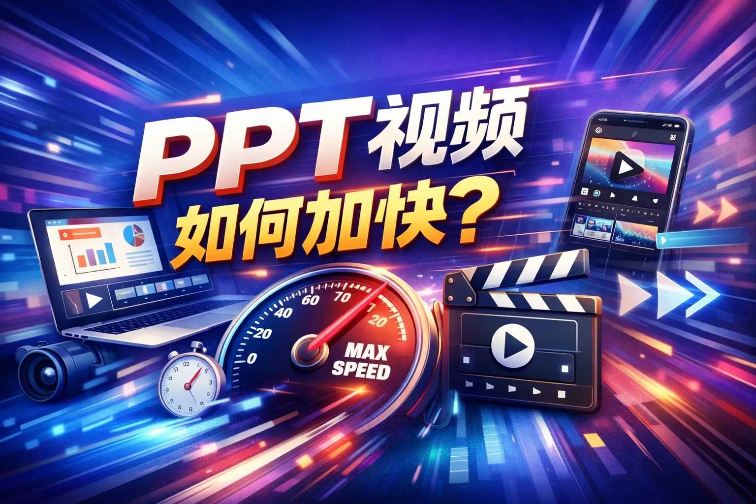 ppt视频如何加快