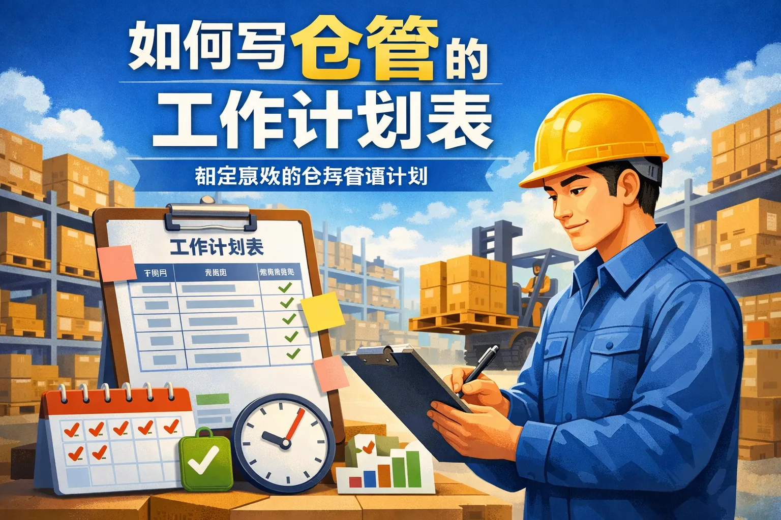 如何写仓管的工作计划表