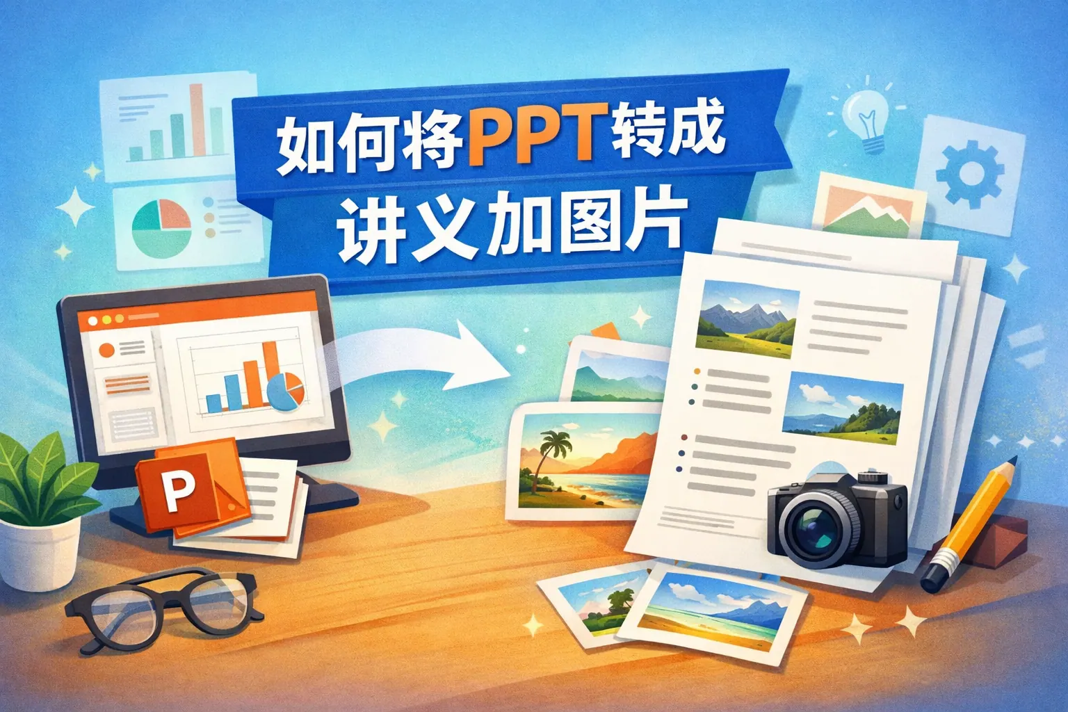 如何将ppt转成讲义加图片
