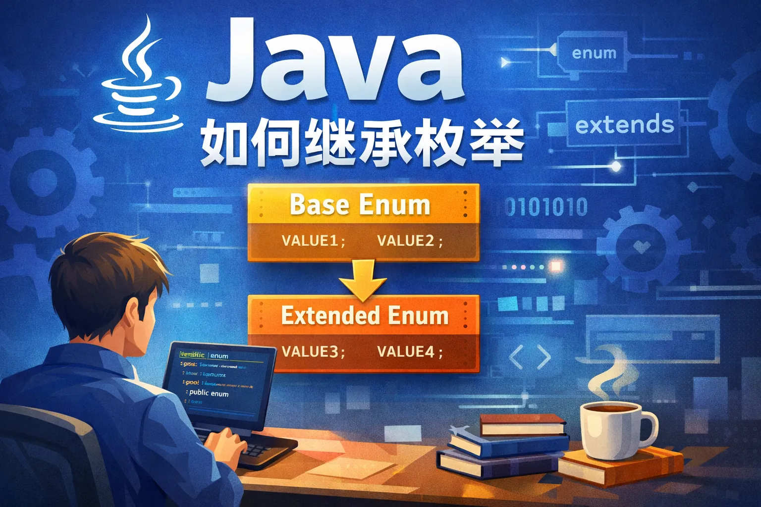 java 如何继承枚举
