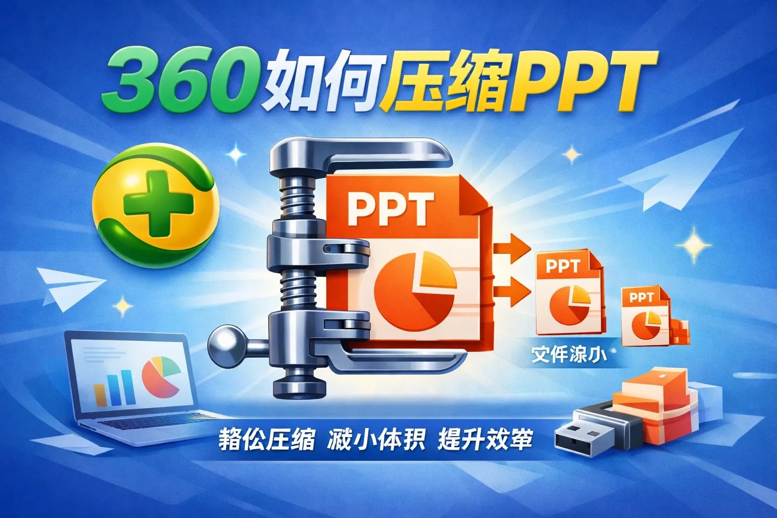 360如何压缩ppt
