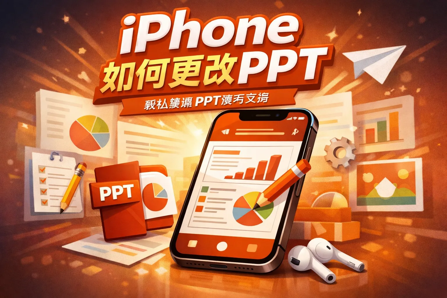 iPhone如何更改ppt