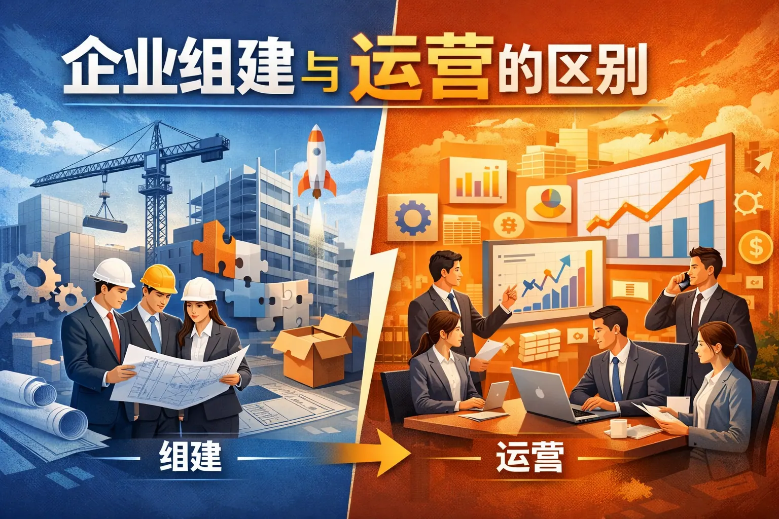 企业组建与运营的区别