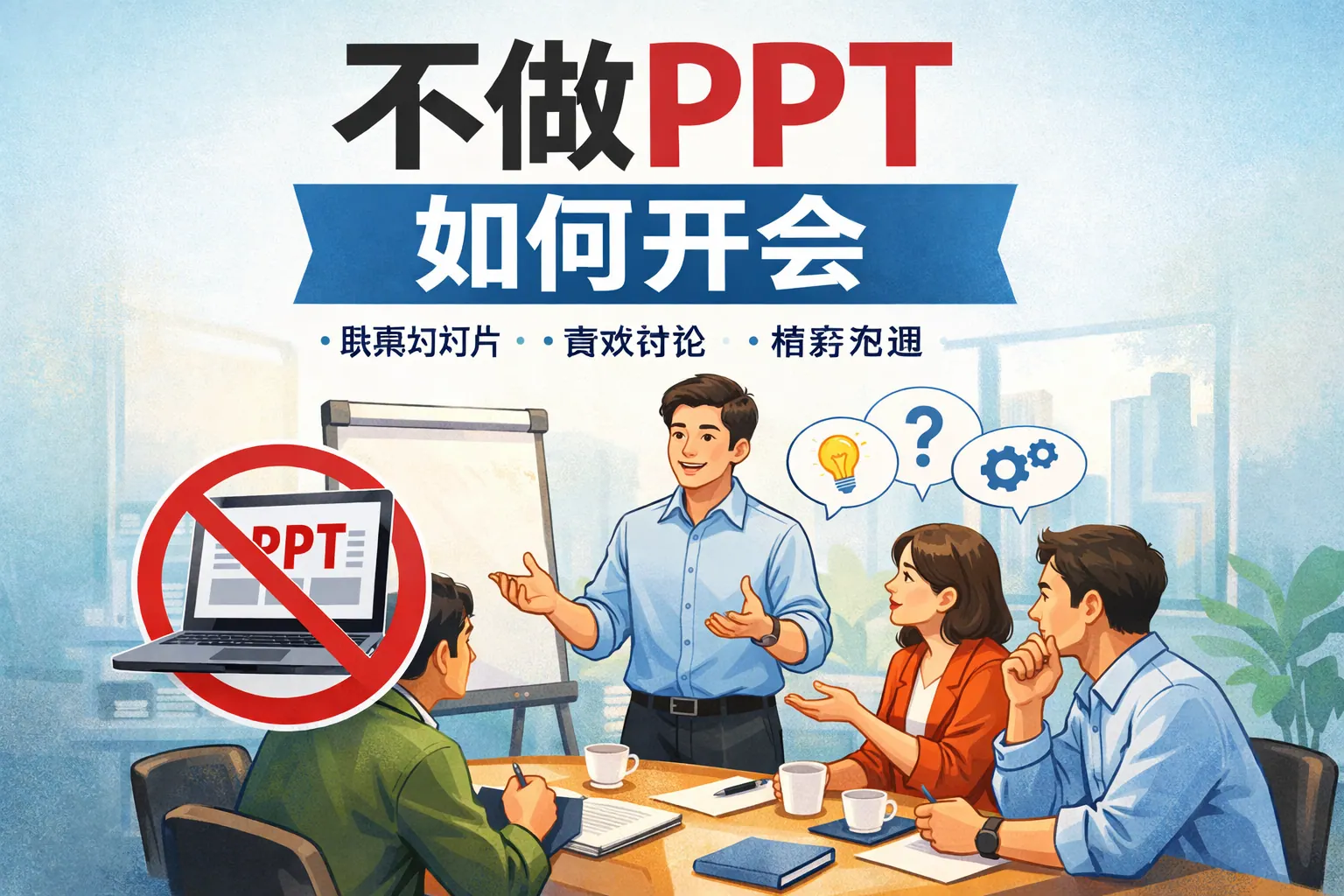 不做ppt 如何开会