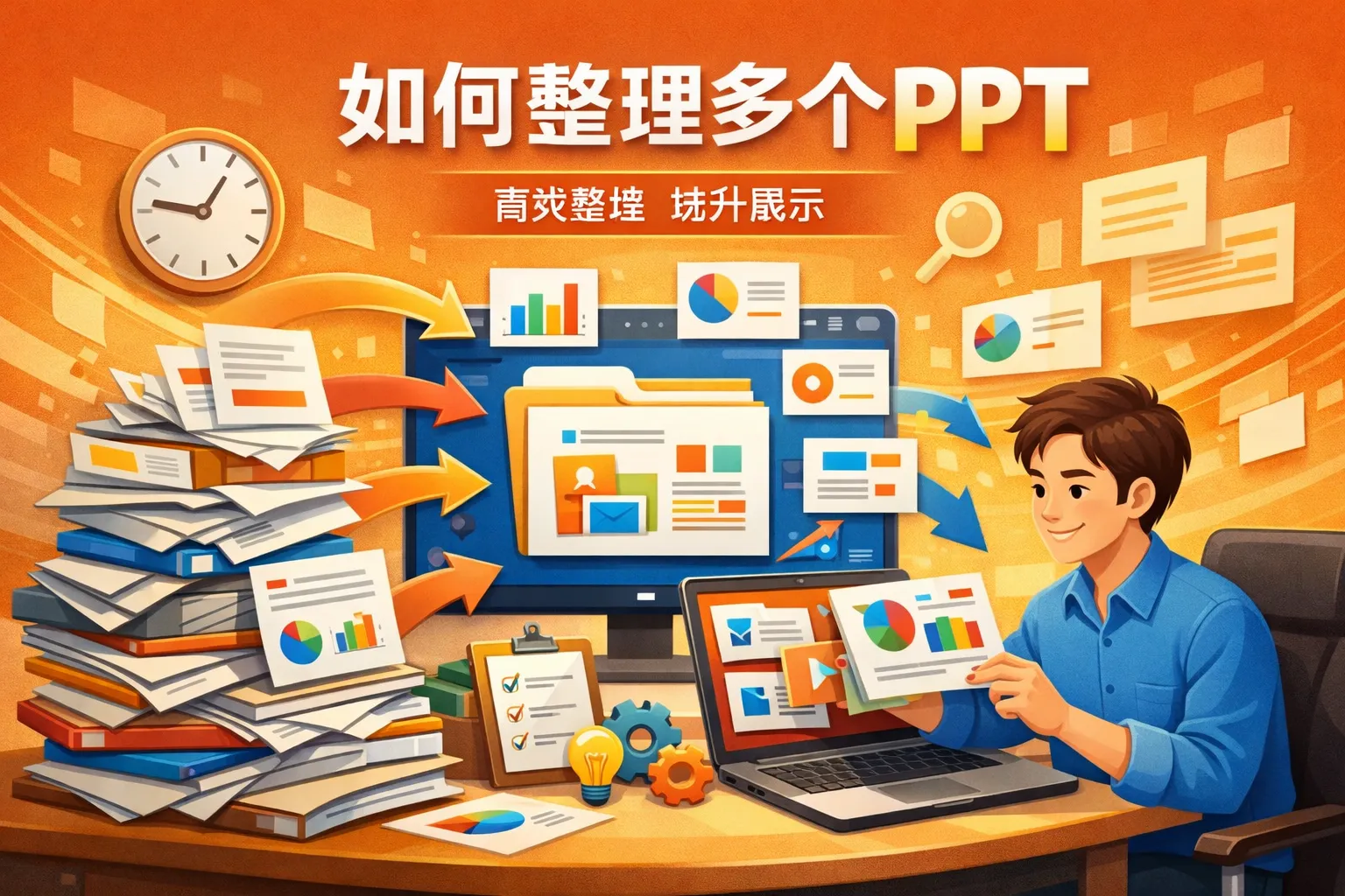 如何整理多个ppt