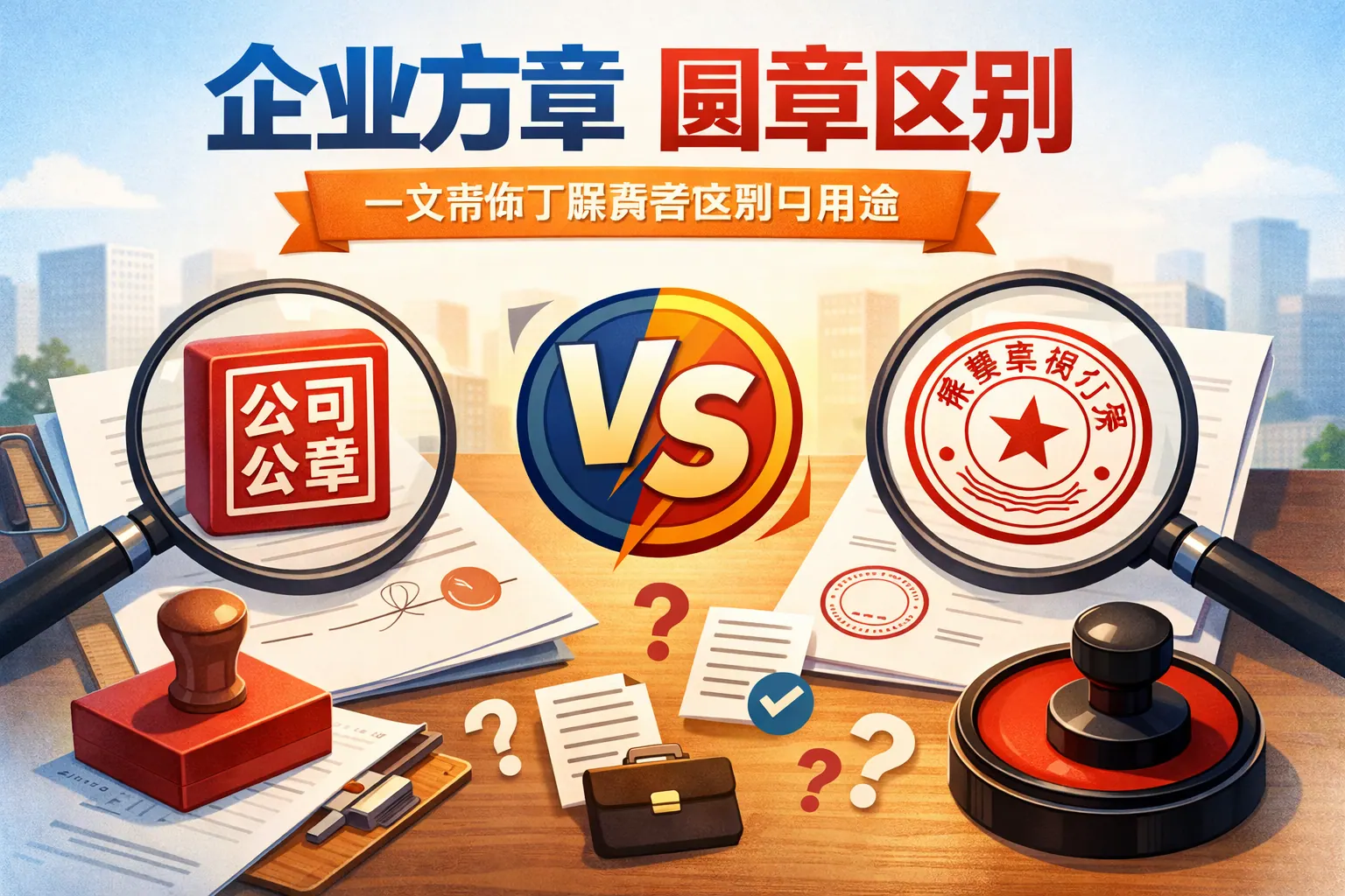 企业方章 圆章区别