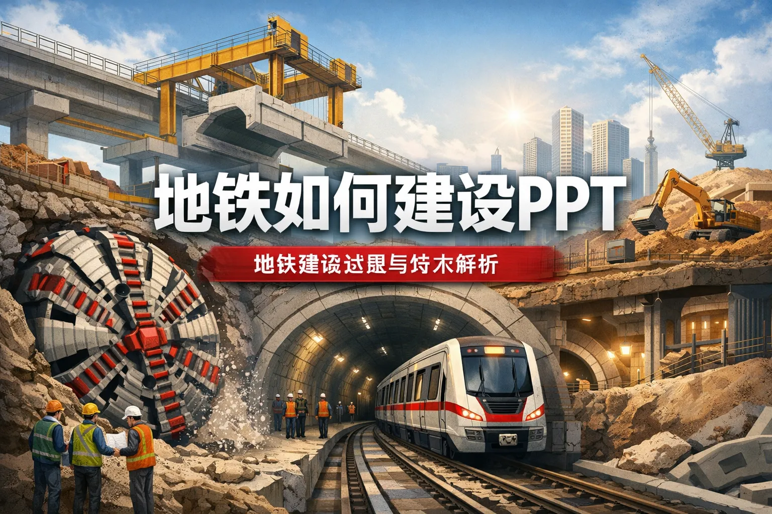 地铁如何建设ppt