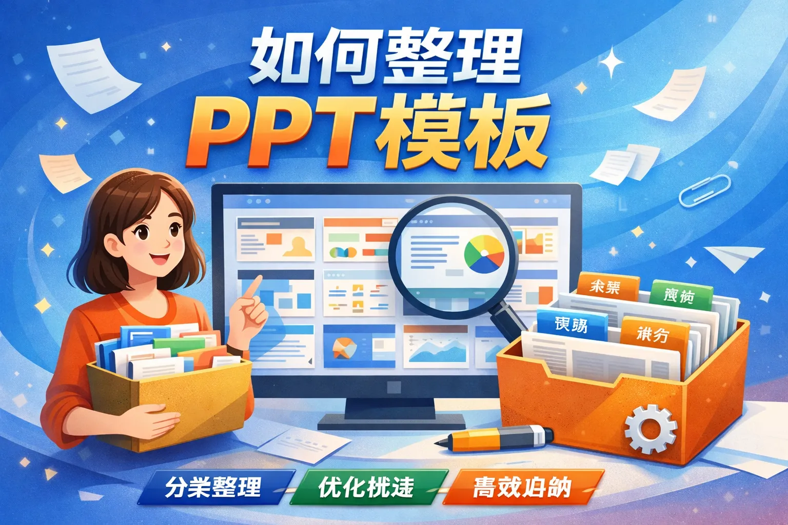 如何整理ppt模板