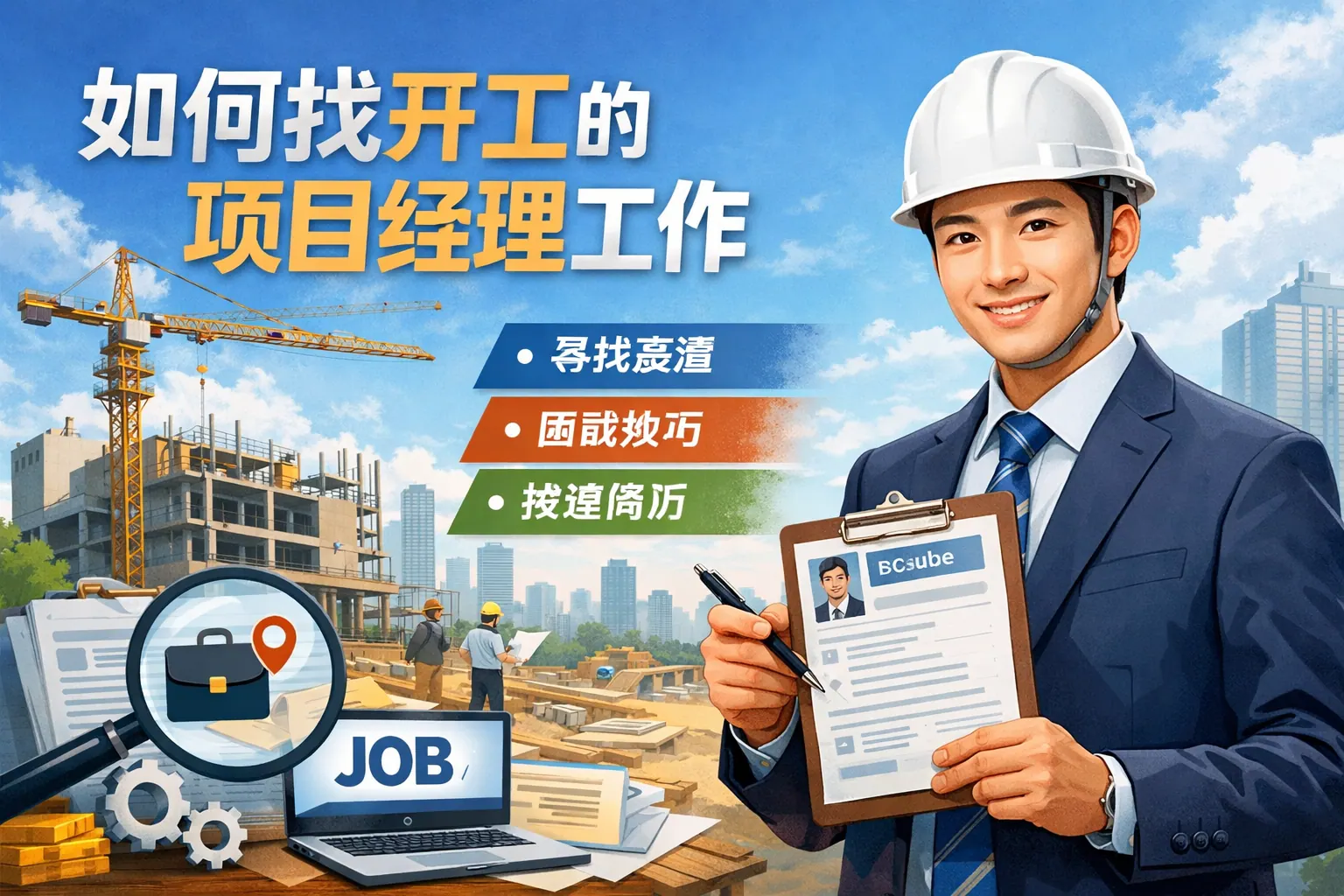 如何找开工的项目经理工作