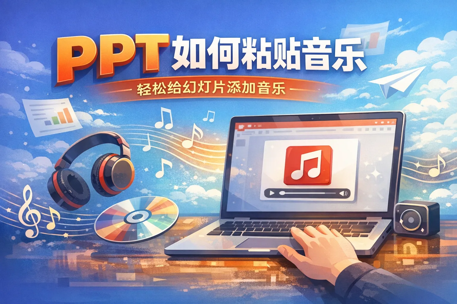 ppt如何粘贴音乐